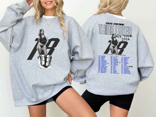 Discover Tate Mcrae The Think Later Sweatshirt