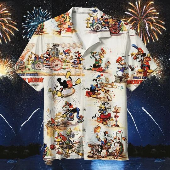Discover Cartoon Hawaiian Shirt, Gift for Men