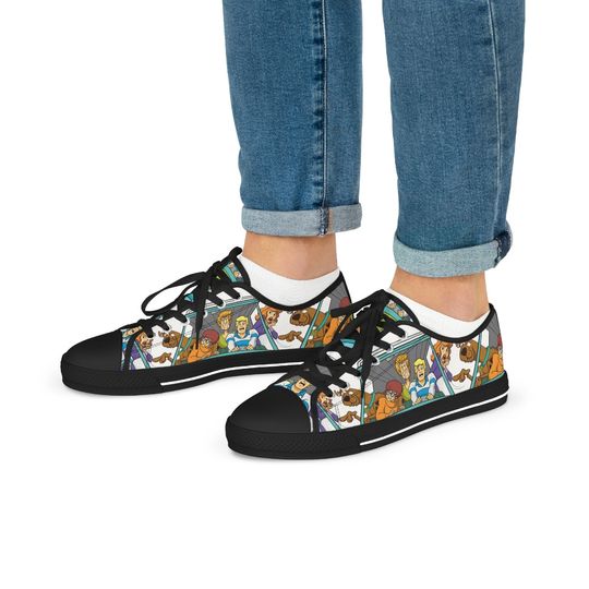Discover Scooby Dooby Doo Mystery Machine Gang Cartoon Sneakers