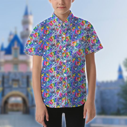 Discover Cute Blue Alien Dog Hawaii Shirt