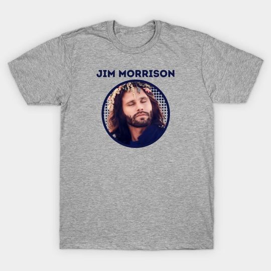 Discover jim morrison || blue flowers - Jim Morrisson - T-Shirt