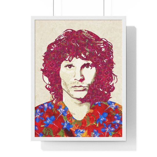 Discover Jim Morrison, Artwork Print, The Doors Music Rock Band Poster