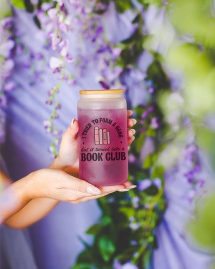 Discover Book Club Frosted Tumblers