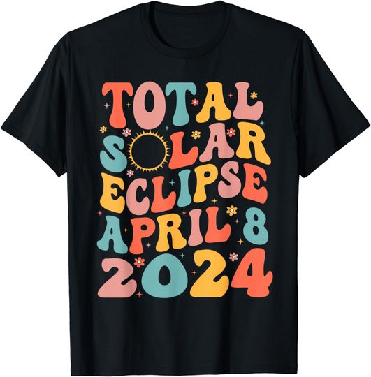 Discover Solar Eclipse Shirt 2024 Total Solar Eclipse 4.08.24 T-Shirt