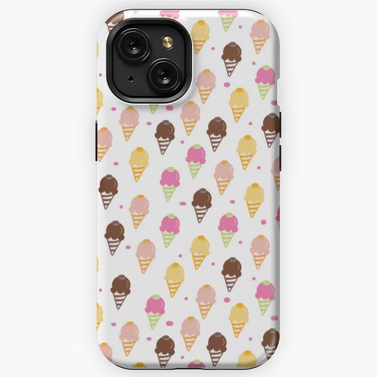 Discover Cute Ice Cream iPhone Case