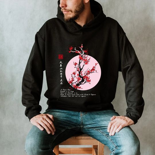 Discover Japanese Cherry Blossom Hoodie