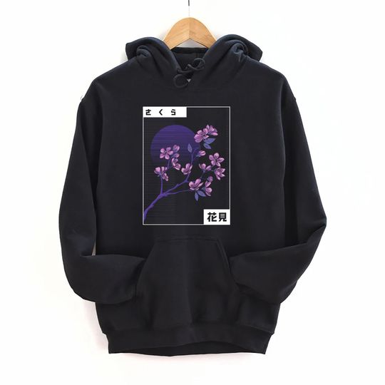 Discover Japanese Sakura Cherry Blossom Hoodie