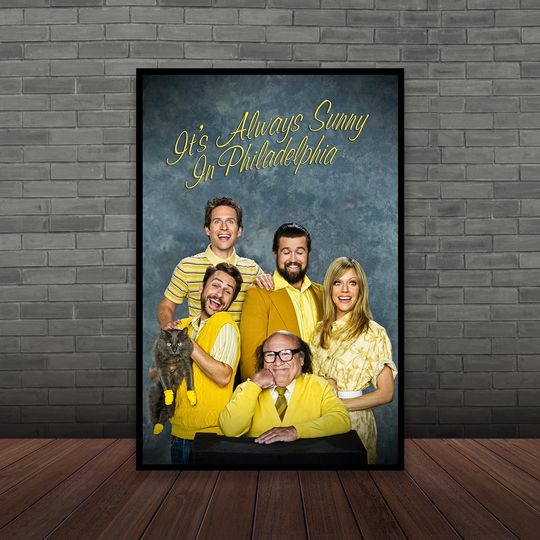 Discover It's Always Sunny In Philadelphia Poster Classic Film, Wall Art, Room Decor, Home Decor