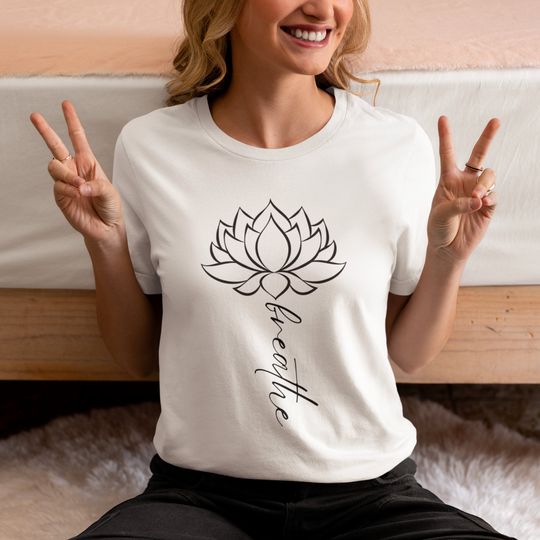 Discover Breathe Lotus Lover T-Shirt