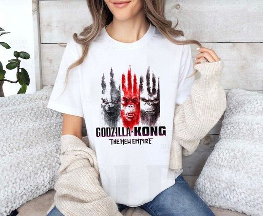 Discover god zilla x Kong The New Empire 2024 Unite Movie T-Shirt