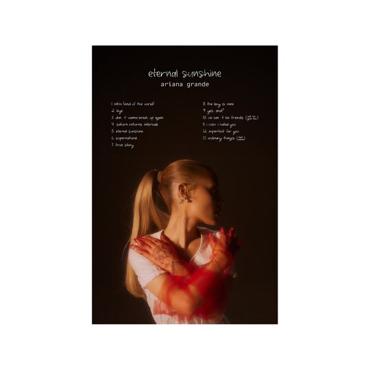 Discover Ariana Eternal Sunshine Poster, Music Poster