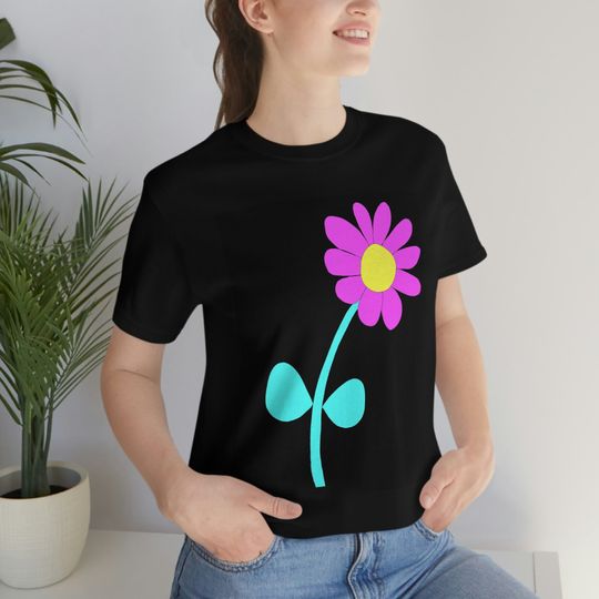 Discover Daisy Floral Purple Flower T-Shirt