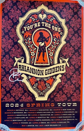 Discover Rhiannon Giddens Autographed 2024 "You're The One" Tour Poster