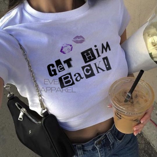 Discover Get Him Back Baby Tee Olivia Rodrigo