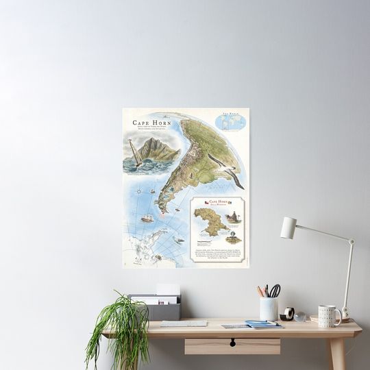 Discover Cape Horn - Exploration AD 1616 Poster