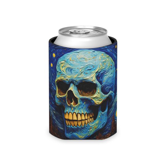 Discover Starry Night Huggie, Skull Can Cooler
