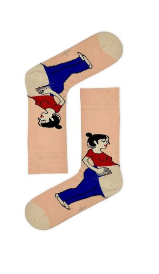 Discover Funny Pregnant Women Socks, Trend Socks