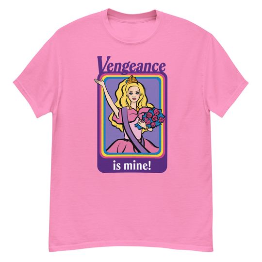 Discover Barbie "Vengeance is Mine!" design classic tee
