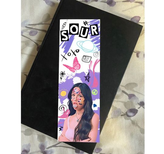 Discover Olivia Rodrigo inspired bookmark, Olivia R song lyrics inspired bookmark poster merch