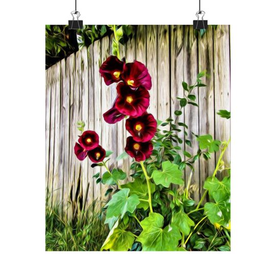 Discover Flowers Premium Matte Vertical Poster