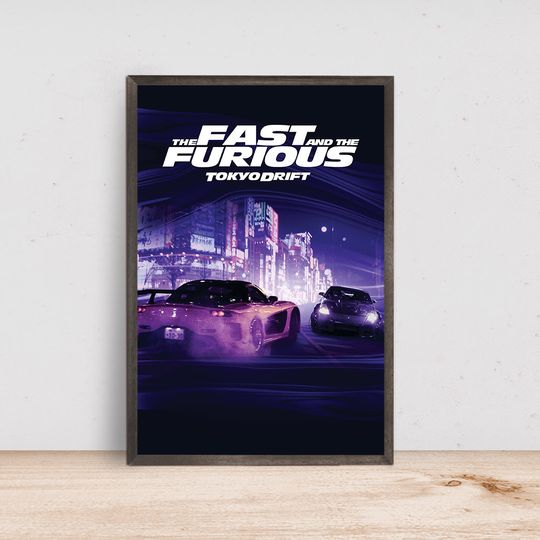 Discover The Fast and the Furious Tokyo Drift Movie Poster, Room Decor