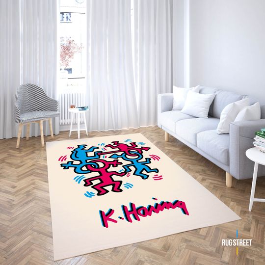 Discover Keith Haring Mars And Venus Rug