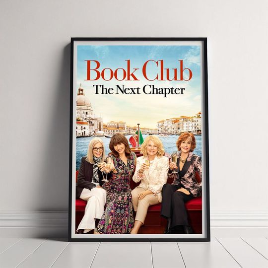 Discover Book Club 2 The Next Chapter Movie Poster, Classic Movie Wall Art