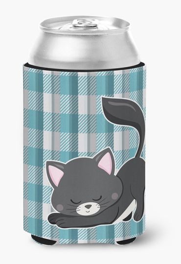 Discover Caroline's Treasures BB6881CC Little Black Cat Kitten Can