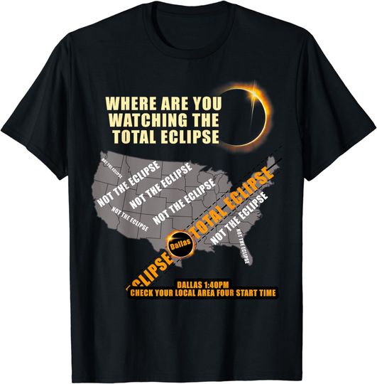 Discover Solar Eclipse 2024 Shirt Total Solar Eclipse April 08, 2024 T-Shirt