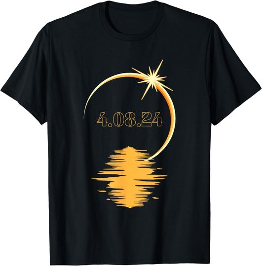 Discover Total Solar Eclipse 2024 Tour of America 04.08.24 T-Shirt