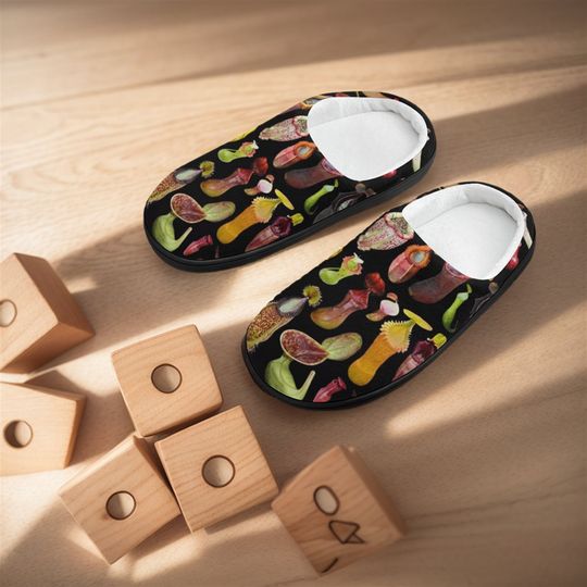 Discover Plant Style Non-Slip Slippers Slippers Indoor Warm House Shoes
