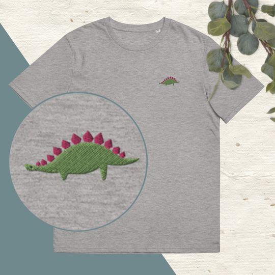 Discover Embroidered dinosaur tshirt