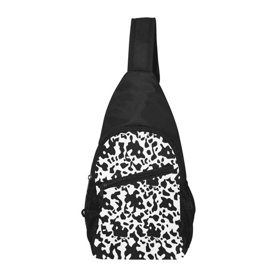 Discover Fashion Chest Bag with Cow Print