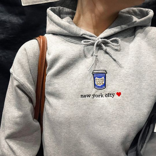Discover New York City Embroidered Hoodie vintage