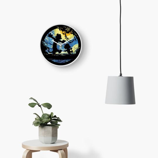 Discover Calvin and Hobbes Starry Night Clock