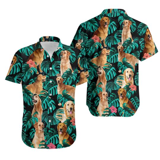 Discover Golden Retriever Hawaii Shirt