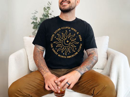 Discover 2024 Solar Eclipse T-Shirt for April 8th Viewing
