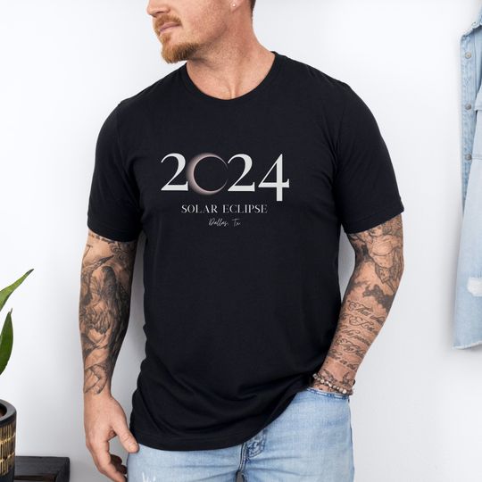 Discover 2024 total solar eclipse shirt, solar eclipse tee, astrology shirt