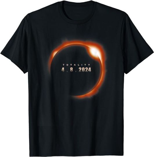 Discover Total Solar Eclipse 2024 Totality USA Spring April 4, 2024 T-Shirt
