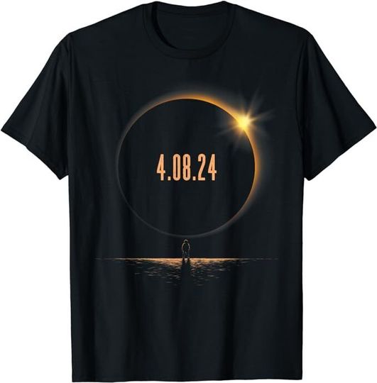 Discover America Totality Spring 4.08.24 Total Solar Eclipse 2024 T-Shirt