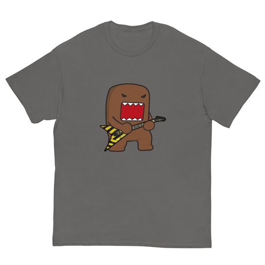 Discover Domo Kun Guitar Face T-Shirt, Monster Eyes mouth shirt, Trendy Cartoon graphic, AWESOME GIFT, Domo Japan
