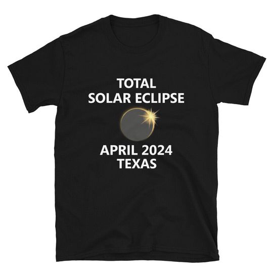 Discover 2024 Solar Eclipse Texas T-Shirt