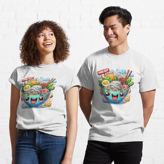 Discover Pho Real? Cute Smiling Pho Bowl T-Shirt