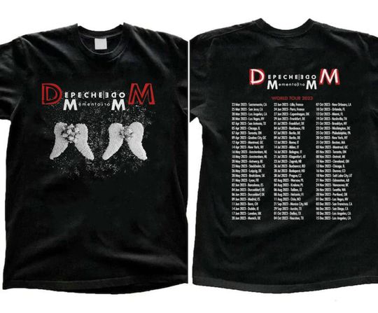 Discover Depeche Mode 2023 Fall Tour Shirt, Depeche Mode Memento Mori Tour Shirt