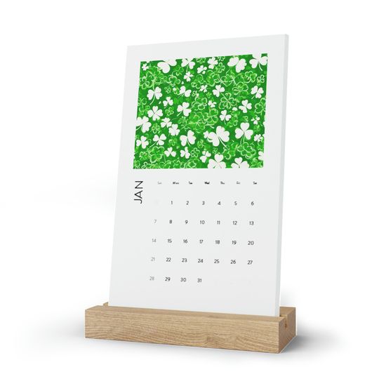 Discover Cheers to St. Patrick Vertical Desk Calendar (2024)