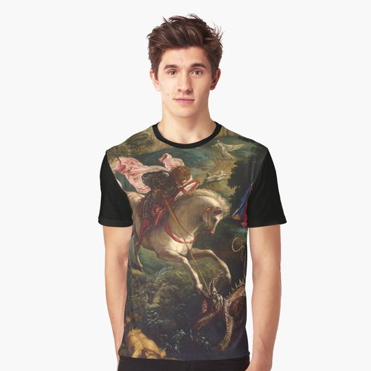 Discover Tintoretto (Jacopo Robusti) "Saint George" 3D T-Shirt