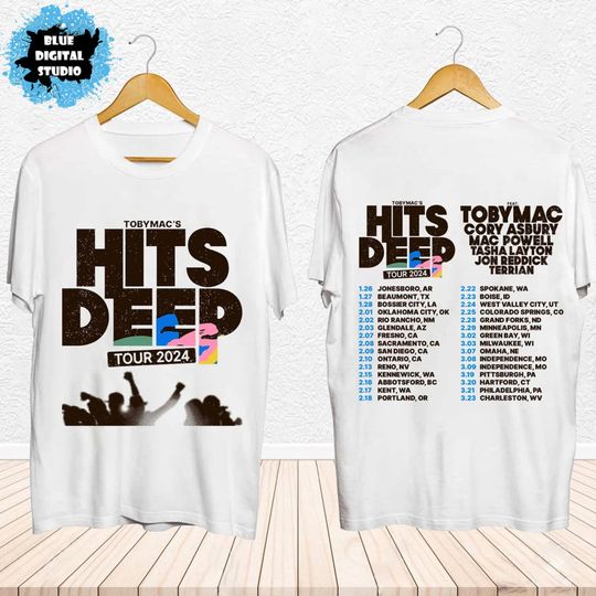 Discover TobyMac Hits Deep Tour 2024 Shirt