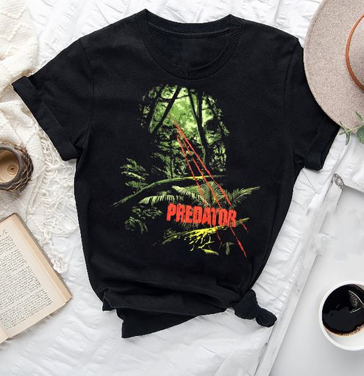 Discover Predator Black Jungle T-Shirt, Predator Shirt Fan Gifts