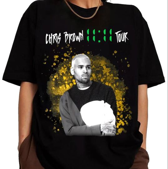 Discover Chris Brown 11:11 Tour 2024 Shirt