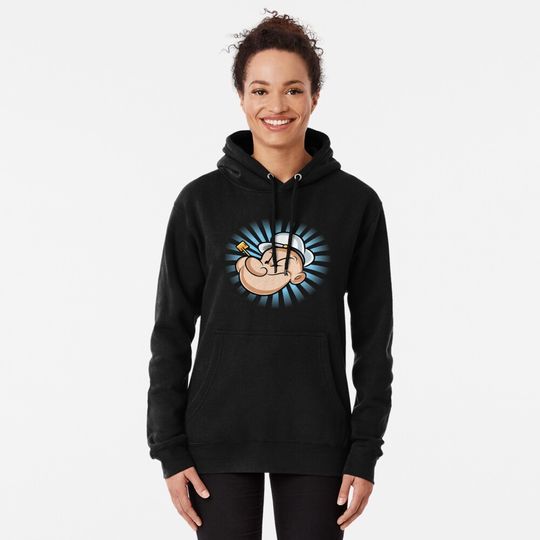 Discover Popeye the Sailor Pullover Hoodie
